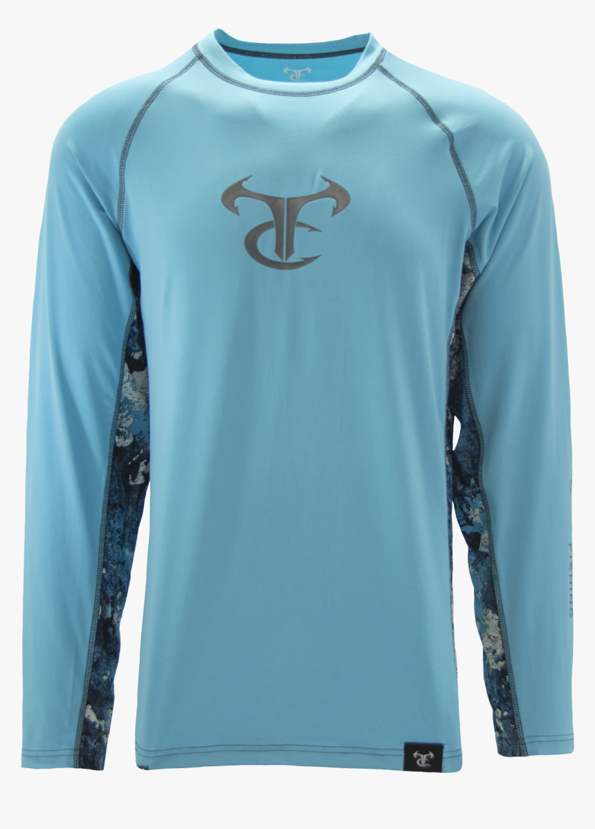 0792 Ripwater Ls Crew - Long-sleeved T-shirt, HD Png Download