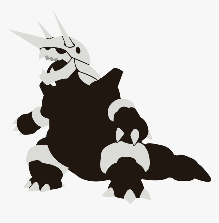 View Aggron , - Aggron And Mega Aggron, HD Png Download