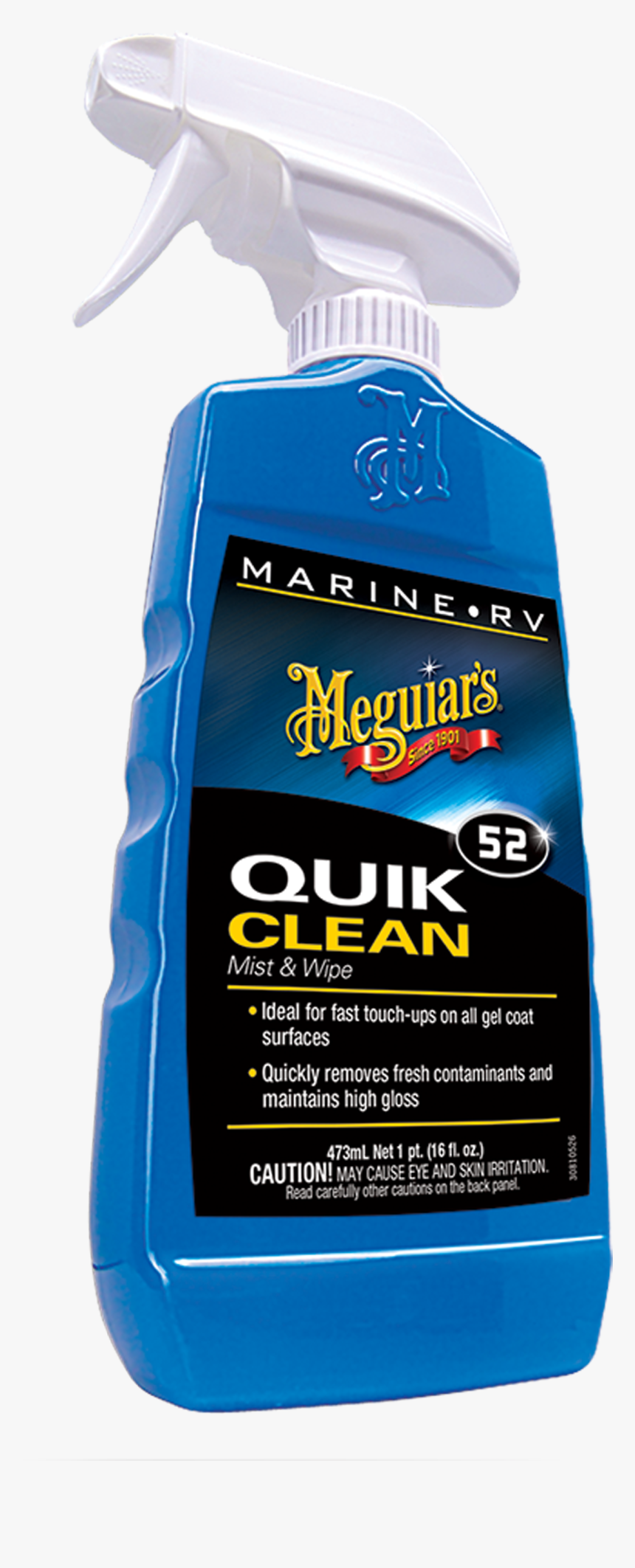 M5216 Quik Clean Mist & Wipe - Meguiars Marine Polish, HD Png Download