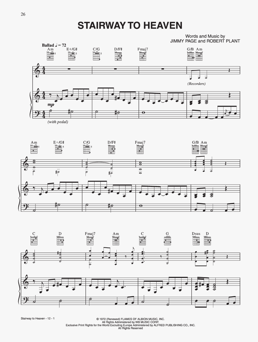 Product Thumbnail - Stairways To Heaven Piano, HD Png Download