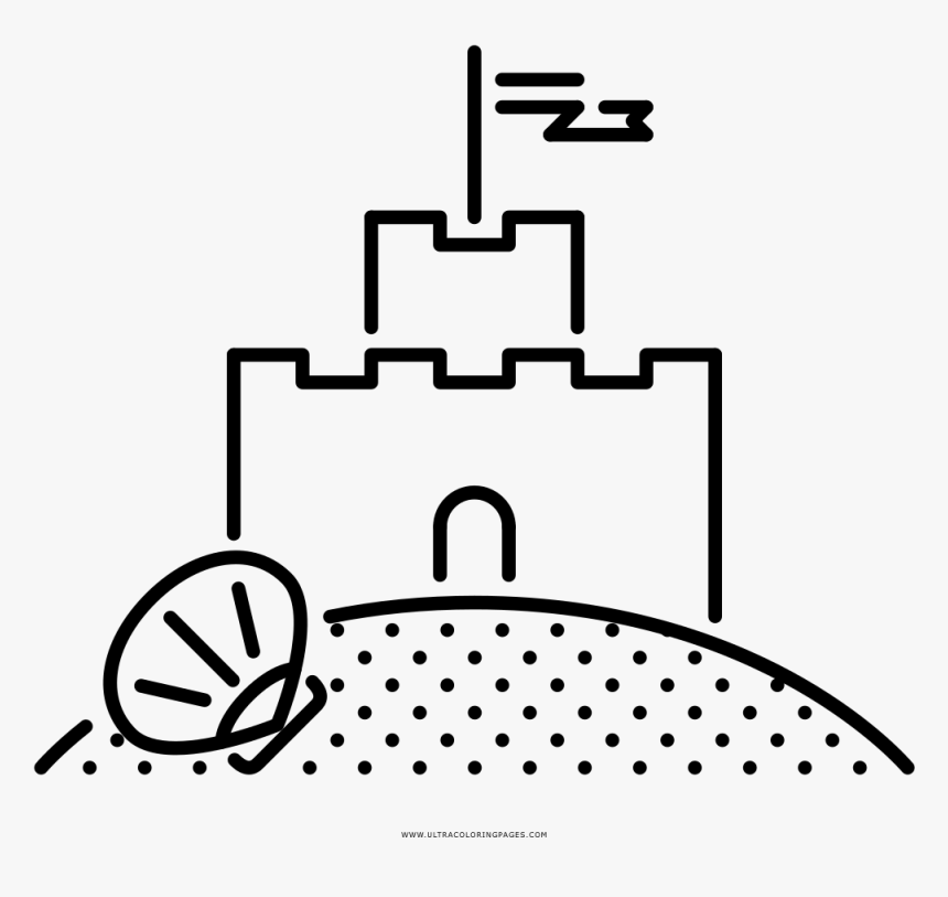 Sand Castle Coloring Page - Naruto Jutsus Png, Transparent Png