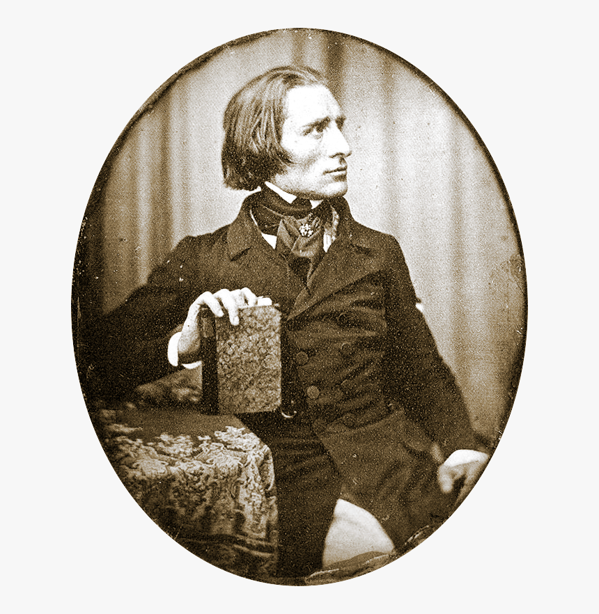 Franz Liszt 1843, HD Png Download