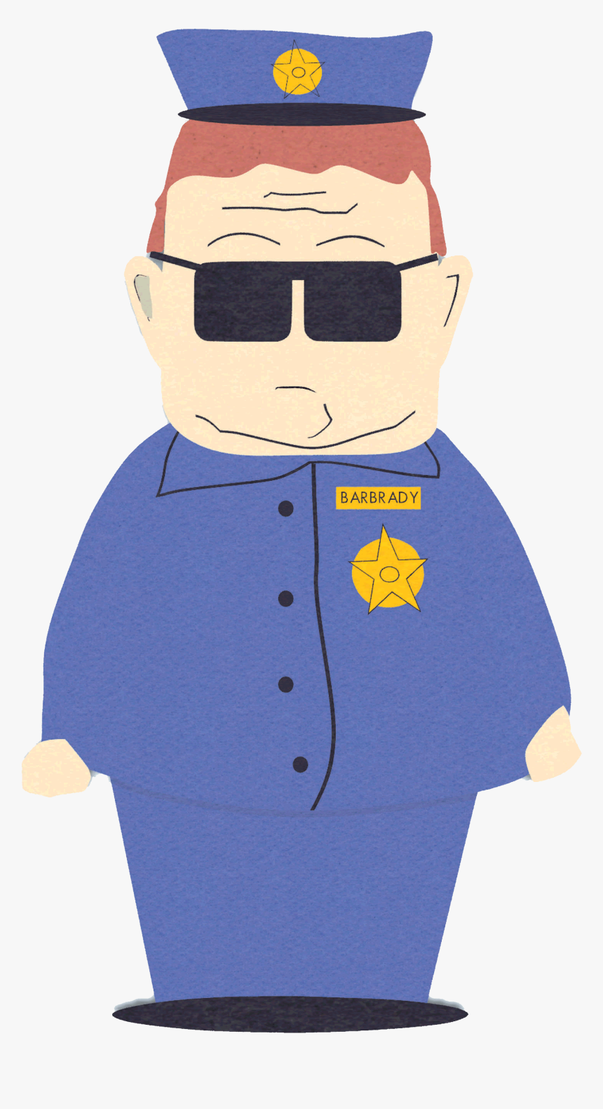 Officerbarbrady - Police Man South Park, HD Png Download