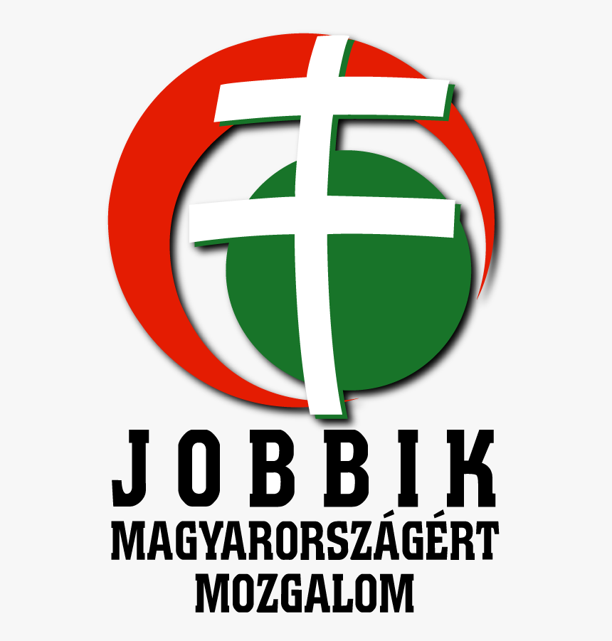 Kkejob Muz Crescent Cross Logo - Jobbik Party, HD Png Download