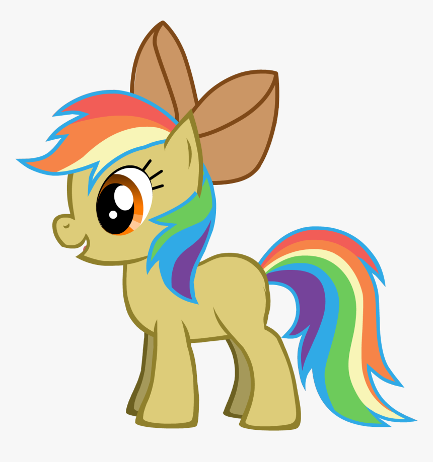 Rainbow Dash Without Wings, HD Png Download