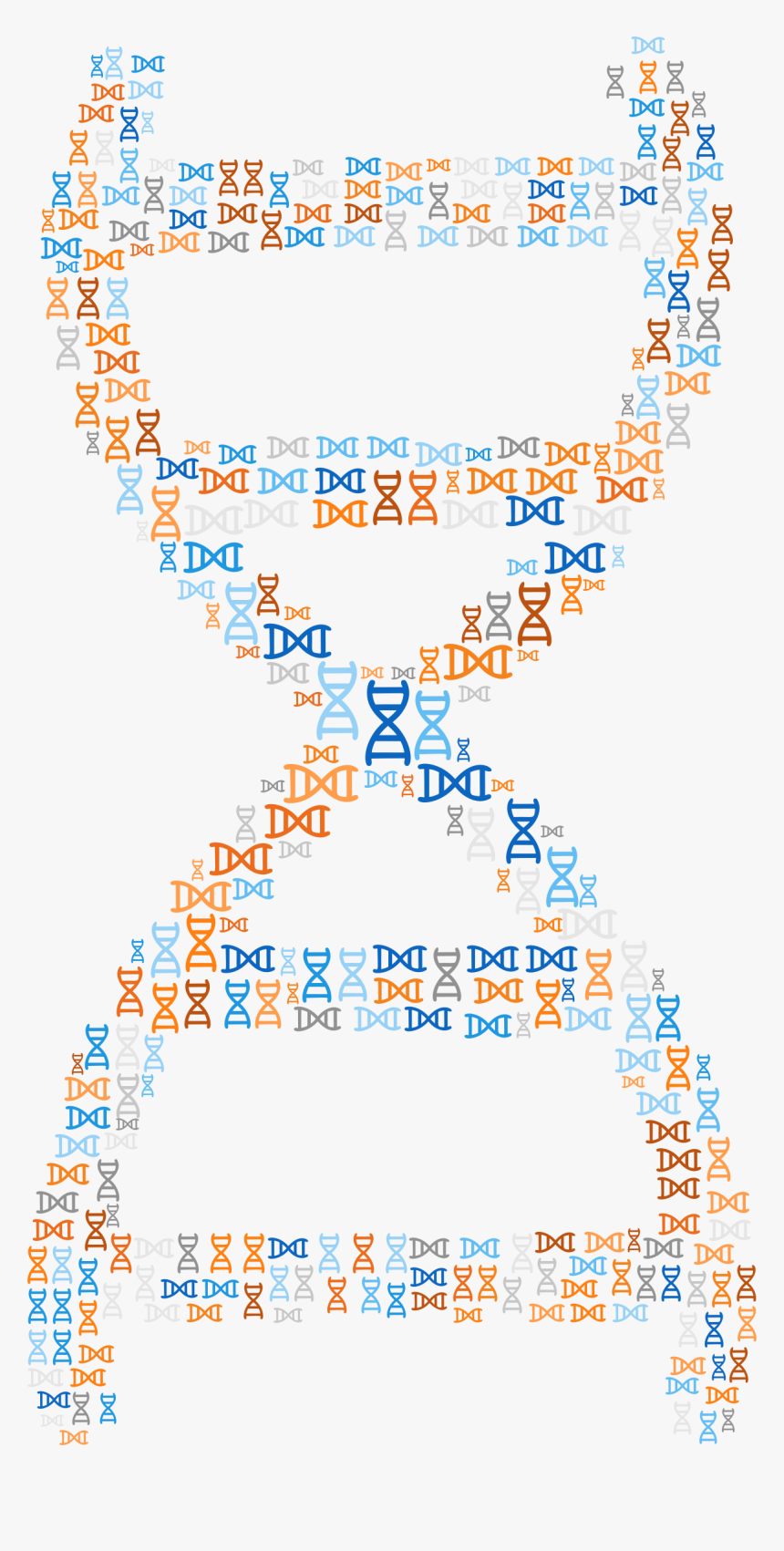 Transparent Dna Helix Clipart - Transparent Background Dna Clipart, HD Png Download