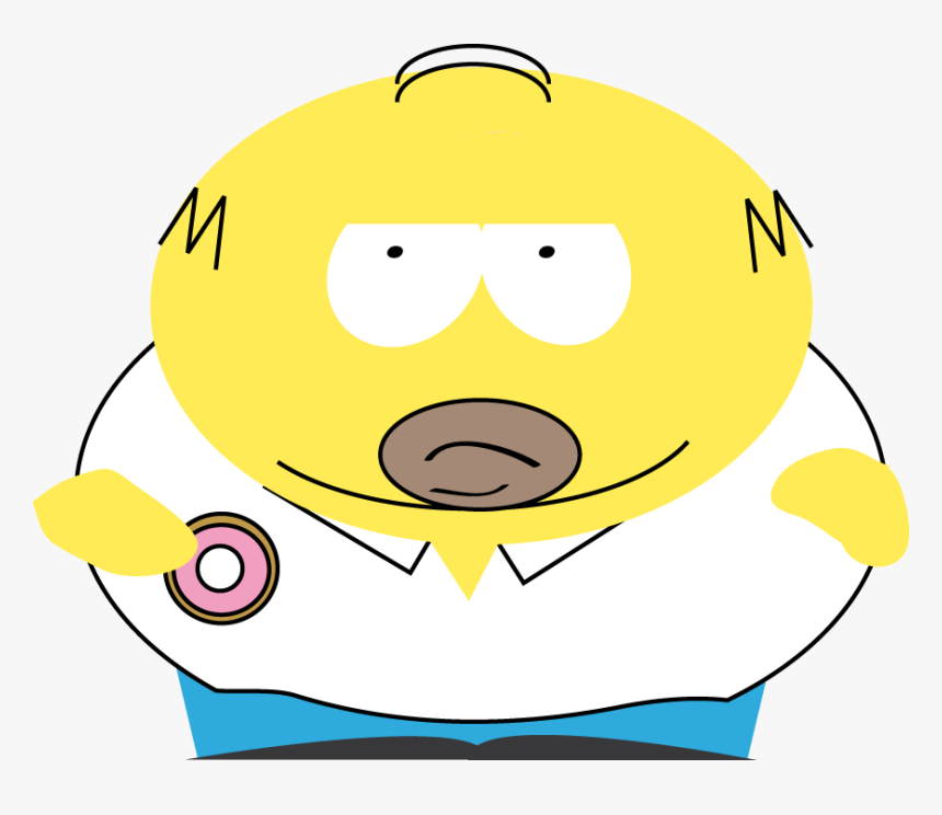 Homer-cartman - Cartoon, HD Png Download