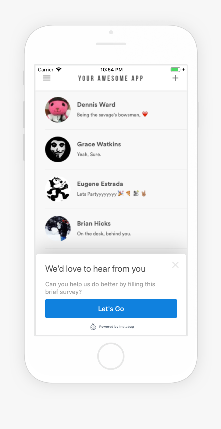 Showing Surveys To Older Versions - Notification Ui, HD Png Download