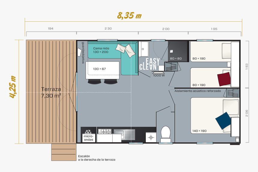Mobil Home Julieta Camping Tucan - Irm Loggia Bay, HD Png Download
