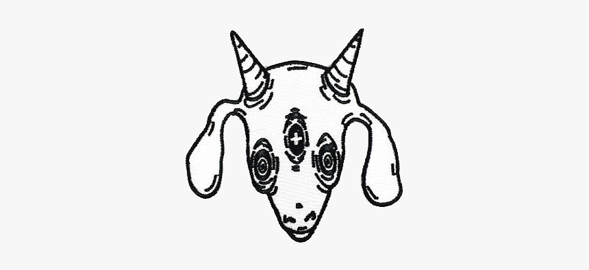 Three Eyed Goat Patch - Sketch, HD Png Download
