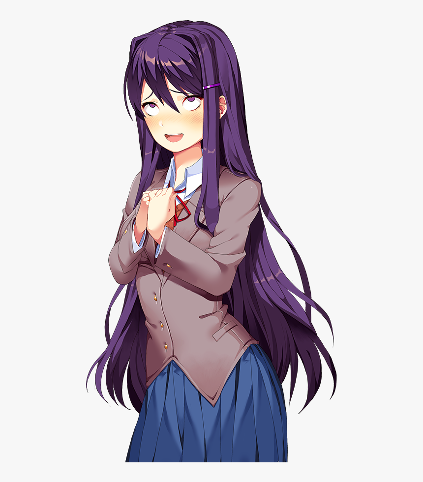 Doki Doki Literature Club Yuri, HD Png Download