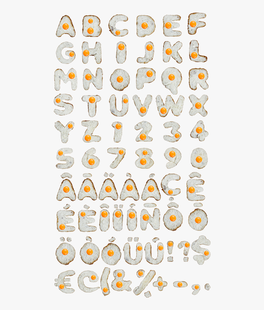 Fonts Made Of Objects, HD Png Download