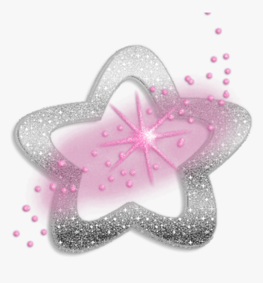 Glitter Star Png - Stars Logo Png Glitter, Transparent Png
