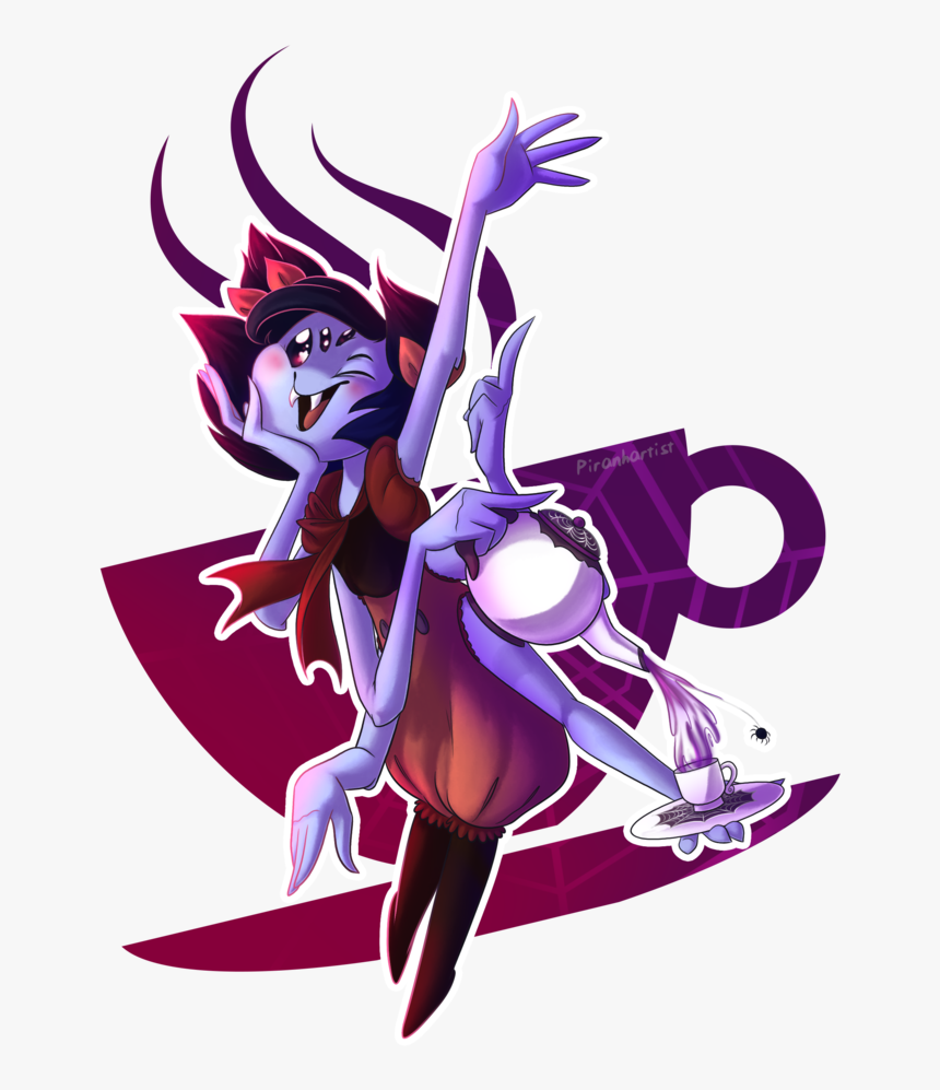 The Lovely Miss Muffet By Piranhartist - Undertale Muffet Lewd, HD Png Download