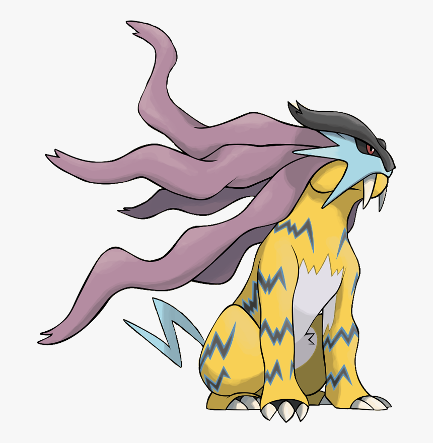 Mega Raikou Pokemon Evolution, HD Png Download