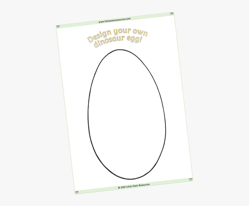Design Dinosaur Egg - Circle, HD Png Download