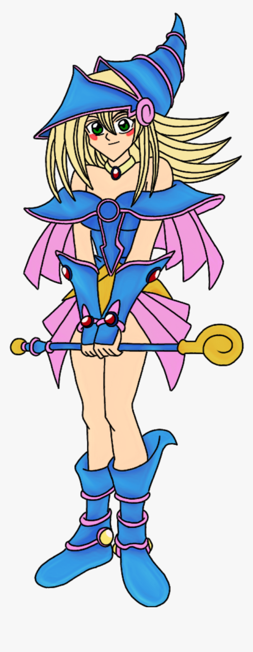 #yugioh #darkmagiciangirl - Cartoon, HD Png Download
