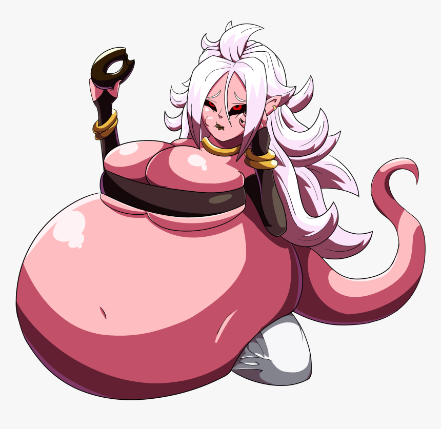 Over 9,000 Treats Later - Fat Majin Android 21, HD Png Download