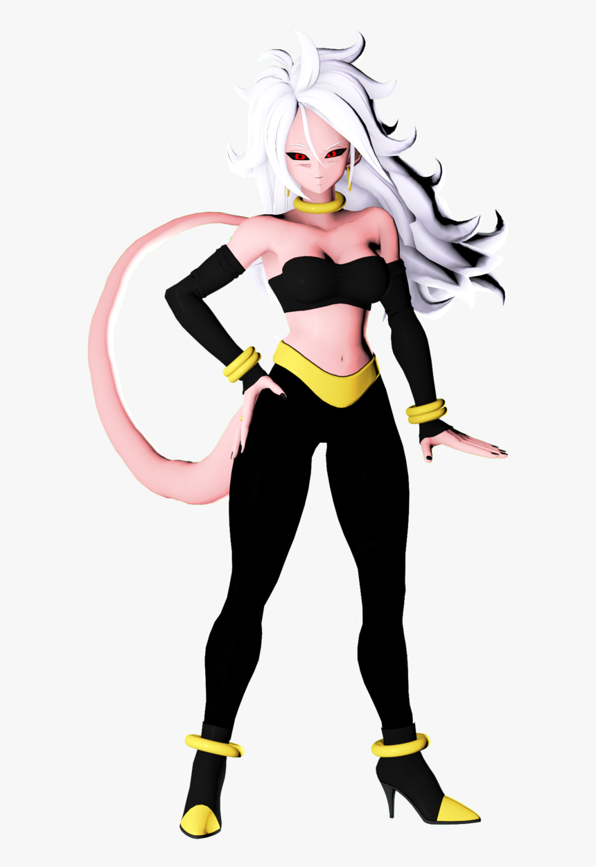 Dbfz-evil Android 21 By Mrtermi988 - Evil Majin Android 21, HD Png Download