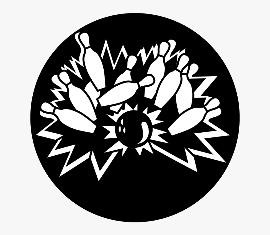 Bowling Strike Gobo 
 Data-large Image //cdn - Circle, HD Png Download