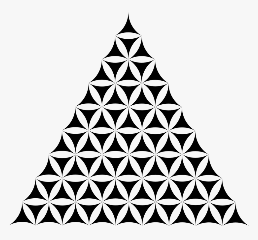 Circles, Round, Triangle, Superstructure - Seed Of Life Dot Work, HD Png Download