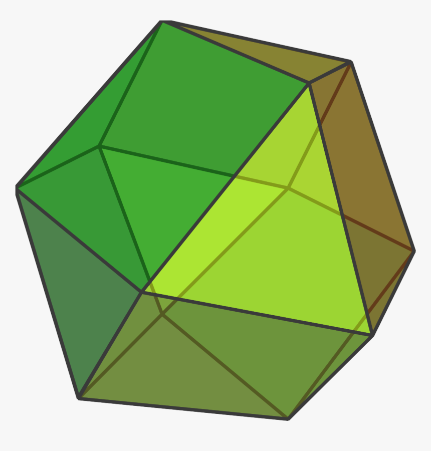 Bicupola Geometry Wikipedia - 截 半 立方體, HD Png Download
