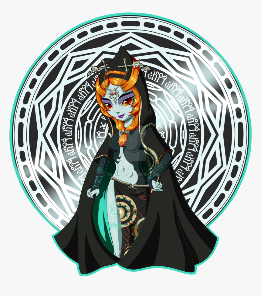 T Shirt Midna By Tharene D9301va - Legend Of Zelda Twilight Princess Mirror, HD Png Download