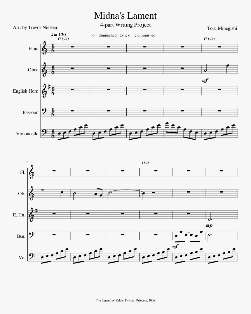 Lavender Town Flute Sheet Music, HD Png Download