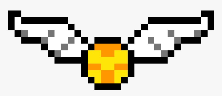 The Golden Snitch - Pixel Art Harry Potter, HD Png Download
