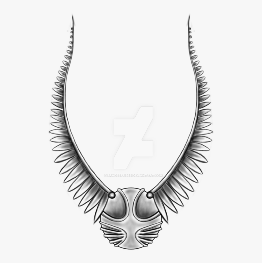 Necklace,horn,fashion - Tattoo Design Harry Potter, HD Png Download