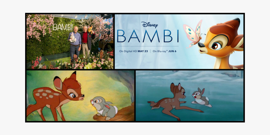 The Young Voices Of Bambi And Thumper - Cartoon, HD Png Download