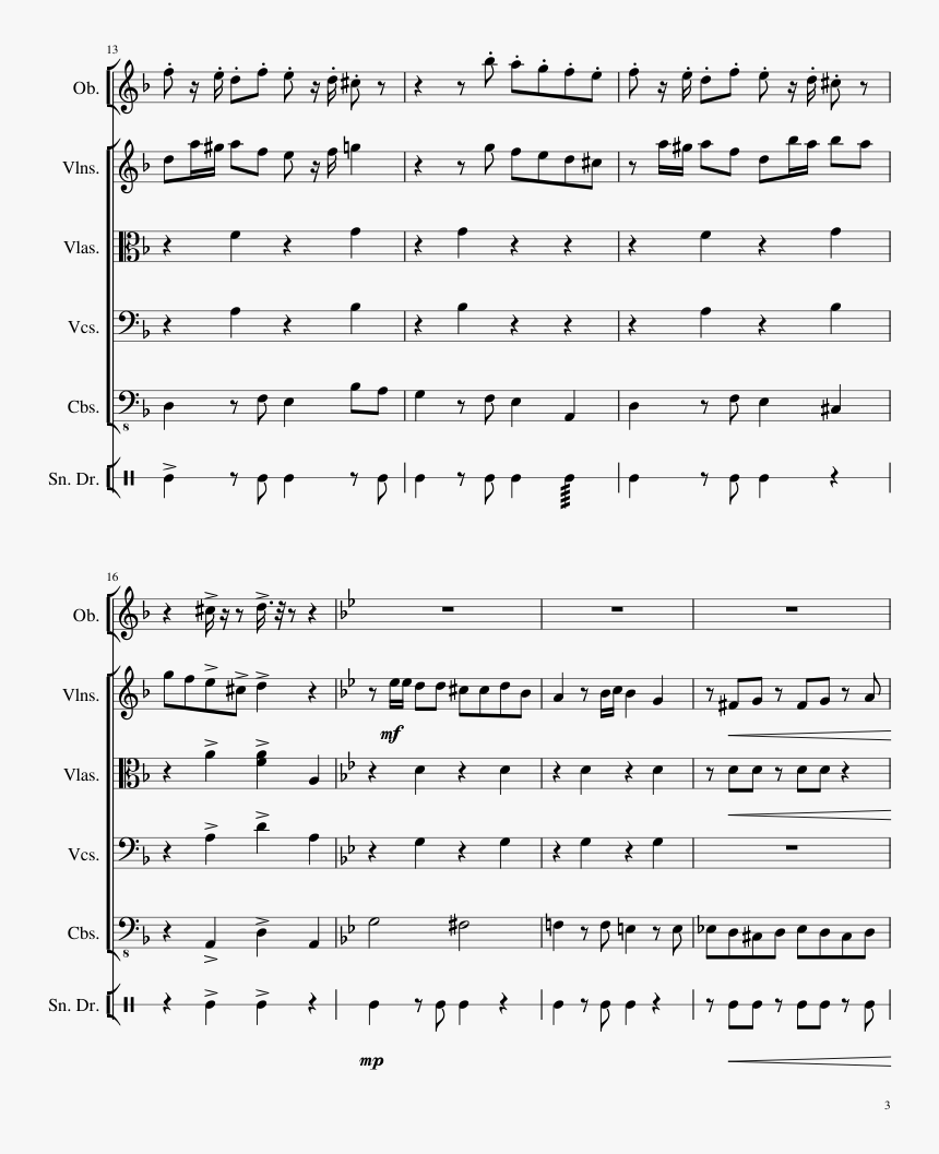 Sneaky Snitch Sheet Music Composed By Kevin Macleod - Table About Written Report, HD Png Download