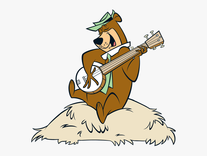 Transparent Yogi Bear Png - Yogi Bear With Guitar, Png Download