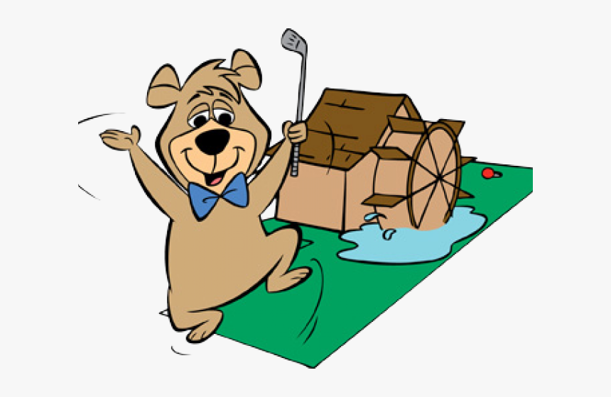 Mini Golf Clipart Transparent - Yogi And Boo Boo Gif, HD Png Download