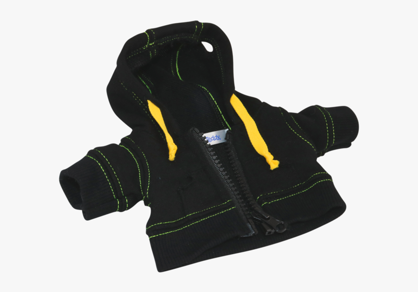 Bear Black Hoodie - Pocket, HD Png Download