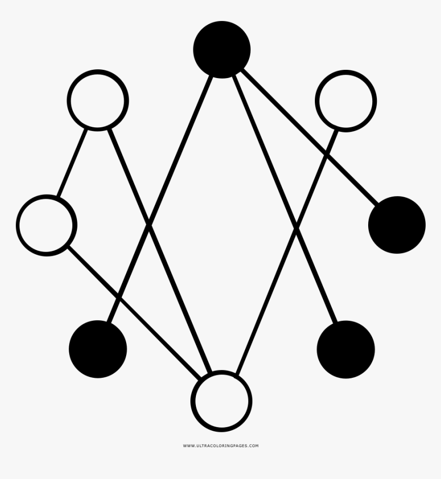 Data Dots And Lines Coloring Page - Quinta Uve Big Data Png, Transparent Png
