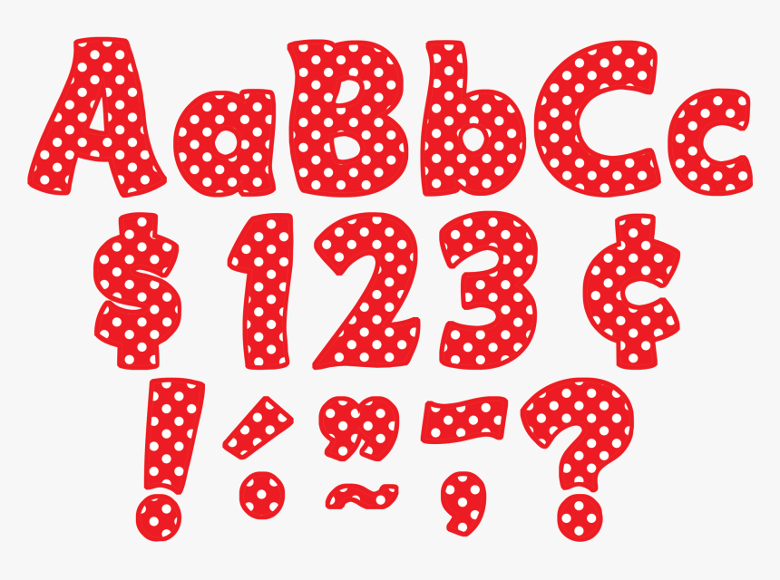 Tcr5344 Red Polka Dots Funtastic - 2 Polka Dots Png, Transparent Png