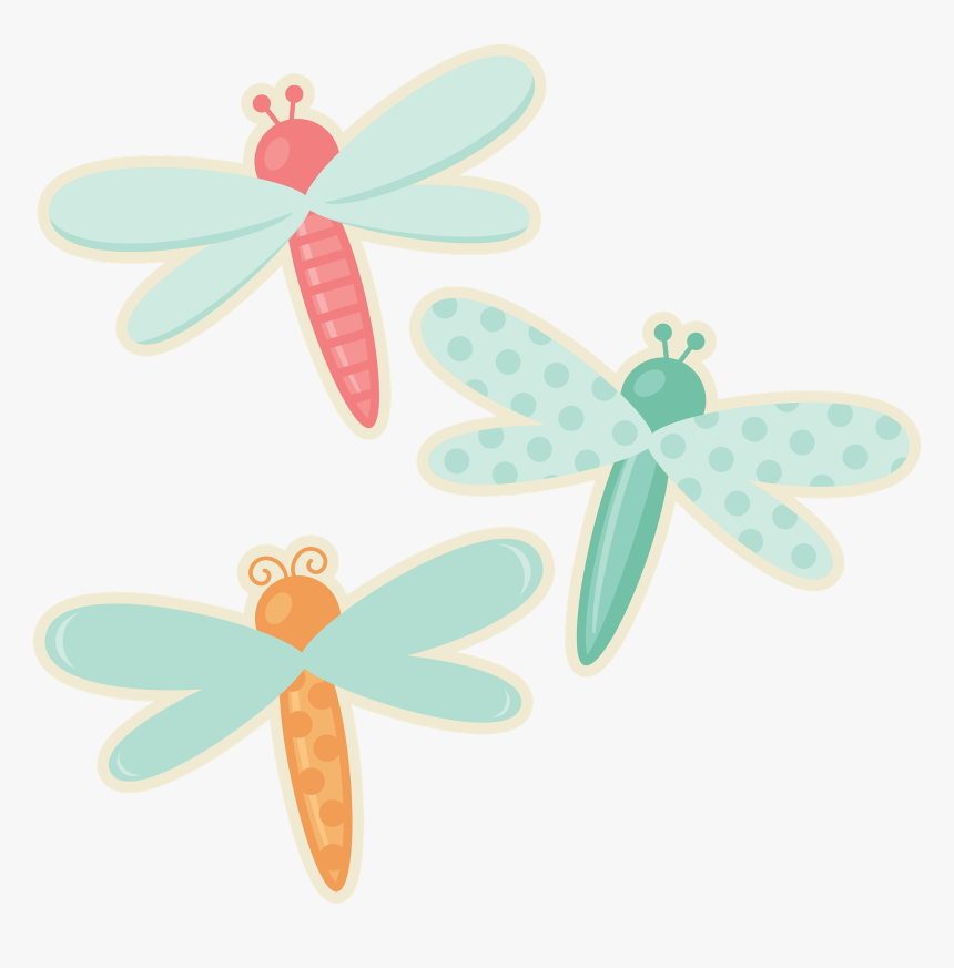 Daily Freebie Miss Kate Cuttables Dragonfly Set Svg - Clipart Dragonfly Cute, HD Png Download
