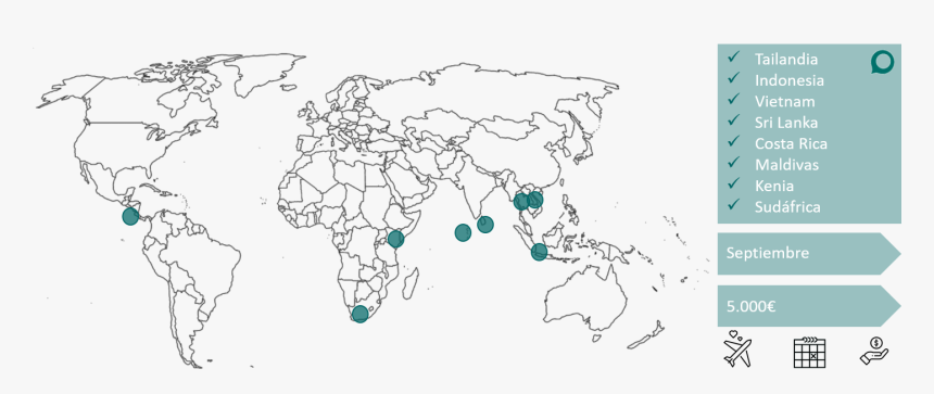 Eva - Blank Map With Countries, HD Png Download