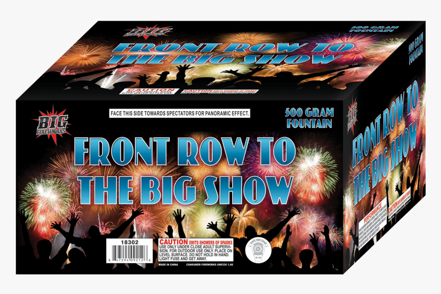 Front Row To The Big Show 
 Title Front Row To The - Fireworks, HD Png Download