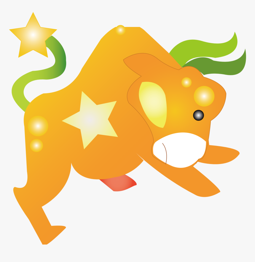 Cartoon Vector Cow Clip Arts - Cartoon Zodiac, HD Png Download