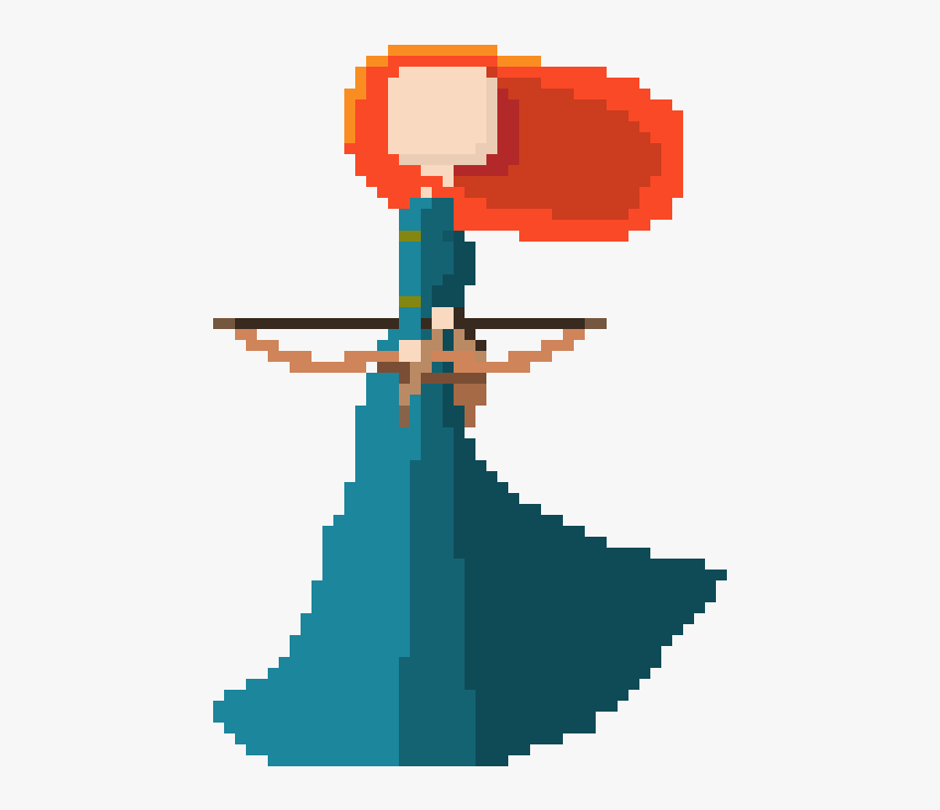 Merida Pixel Art, HD Png Download