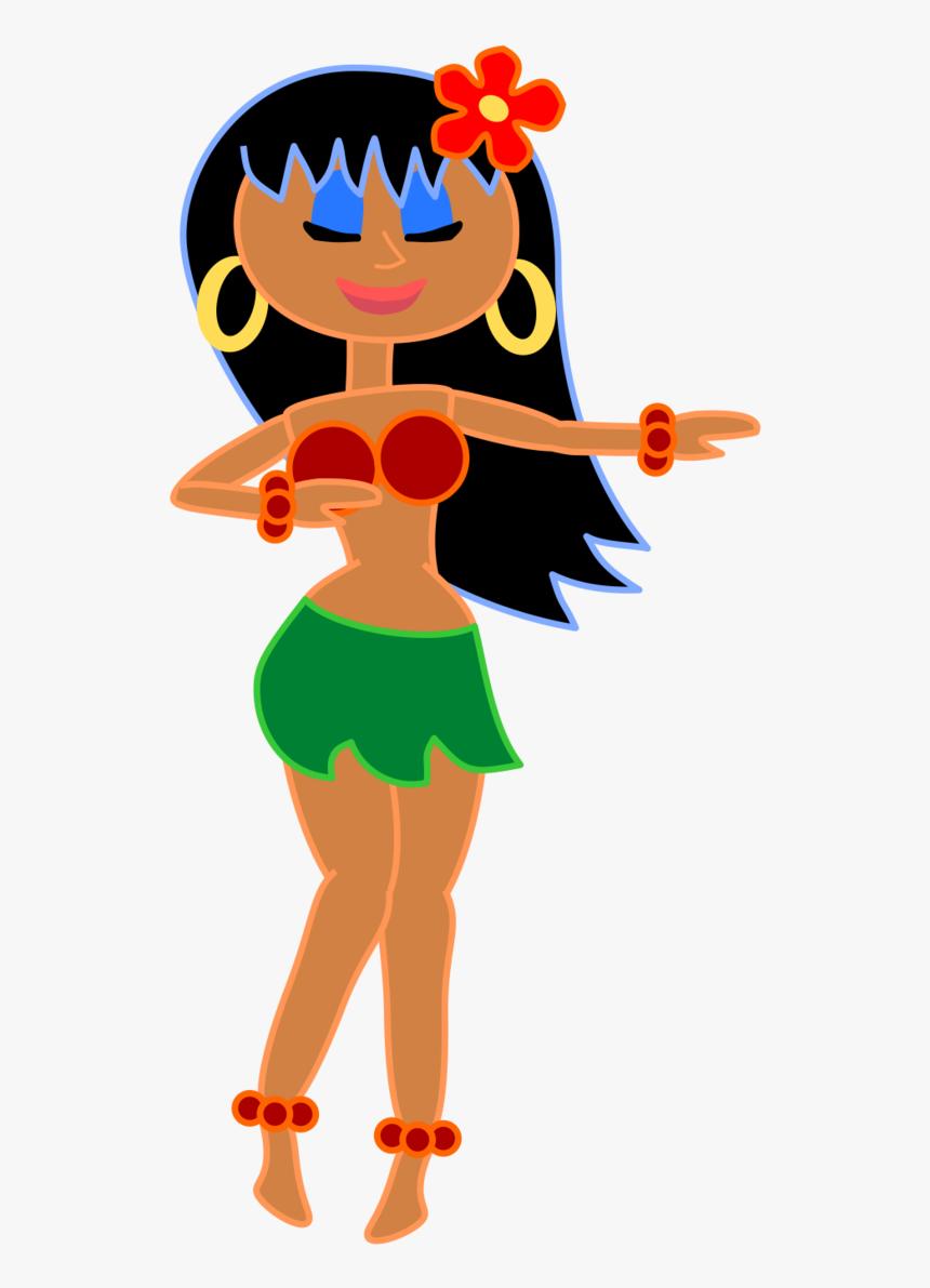 Hula Dance Clip Art - Portable Network Graphics, HD Png Download