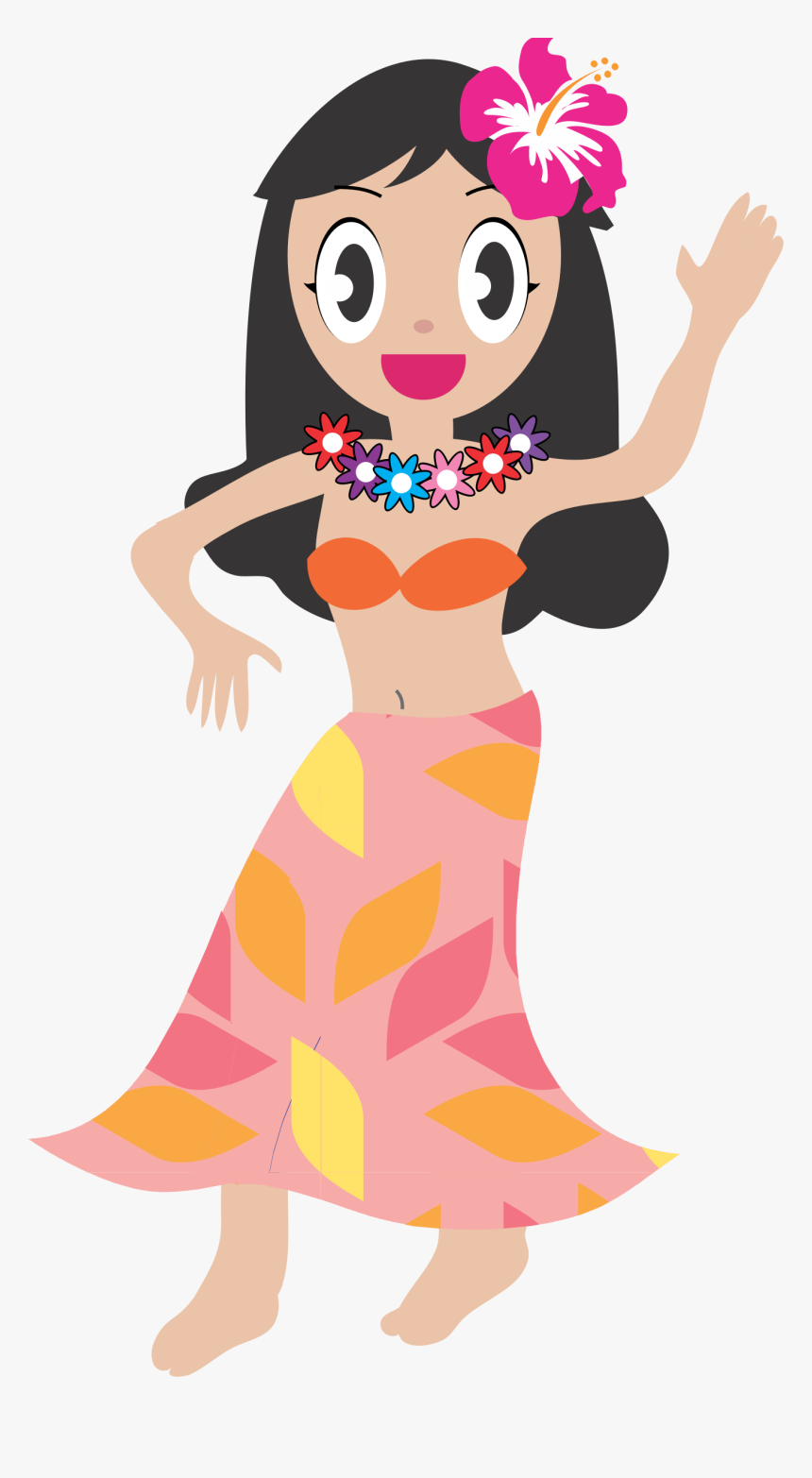 Hawaii Hula Dance Clip Art - Hawaiian Dancers Png, Transparent Png