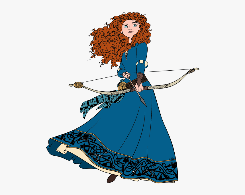 Transparent Bow And Arrow Clip Art - Merida Brave, HD Png Download