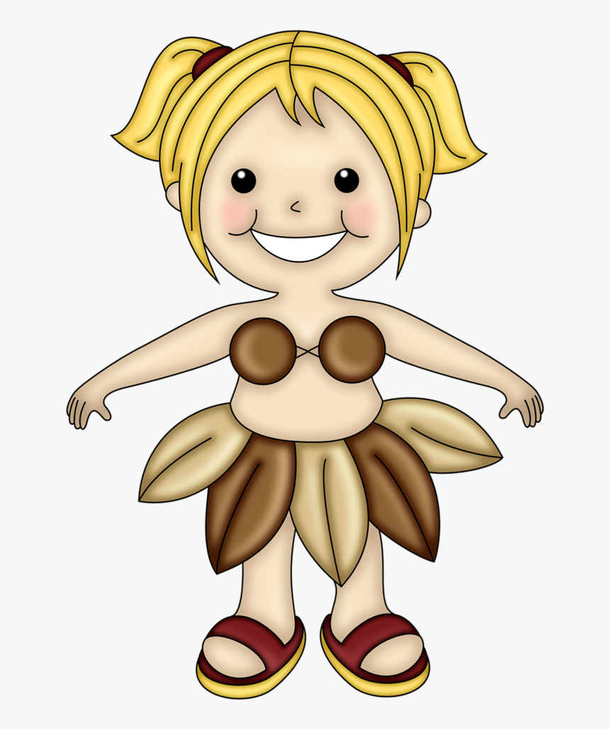 Hawaiian Aloha Tropical Hula Girl, Havaianas, Clipart, - Clip Art, HD Png Download