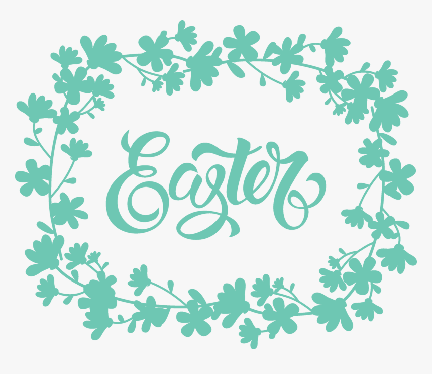 Easter Frame Svg Cut File - Happy Easter Pictures To Print, HD Png Download