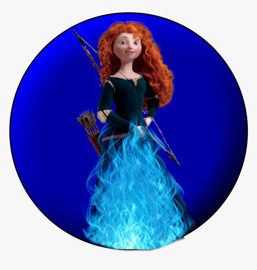 #brave #fire #merida - Barbie, HD Png Download