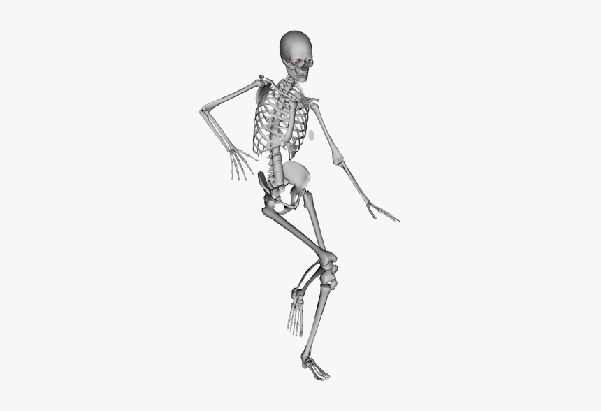 Adelle Brownlee Brewer Page - Solo Dancing Skeleton Drawing, HD Png Download