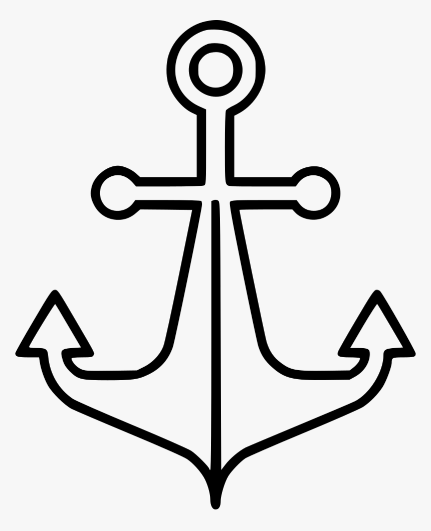 Anchor - Cross, HD Png Download